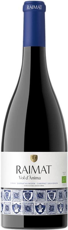 10,95 € Spedizione Gratuita | Vino rosso Raimat Vol d'Ànima Negre Giovane D.O. Costers del Segre Catalogna Spagna Tempranillo, Syrah, Cabernet Sauvignon Bottiglia 75 cl