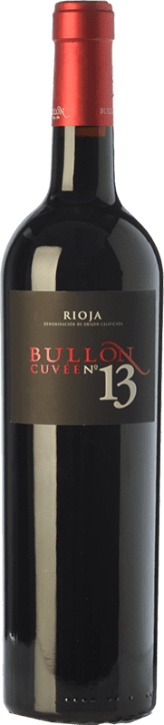 39,95 € Kostenloser Versand | Rotwein Ramírez de Inoriza Bullón Cuvée Nº 13 Reserve D.O.Ca. Rioja La Rioja Spanien Tempranillo Flasche 75 cl