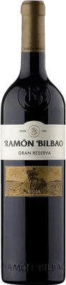 29,95 € Kostenloser Versand | Rotwein Ramón Bilbao Große Reserve D.O.Ca. Rioja La Rioja Spanien Tempranillo, Grenache, Graciano Flasche 75 cl