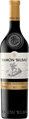 26,95 € Бесплатная доставка | Красное вино Ramón Bilbao Гран Резерва D.O.Ca. Rioja Ла-Риоха Испания Tempranillo — Темпранильо, Garnacha — Гренаш, Graciano — Грасиано 75 cl