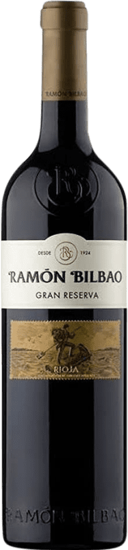 33,95 € Free Shipping | Red wine Ramón Bilbao Grand Reserve D.O.Ca. Rioja The Rioja Spain Tempranillo, Grenache, Graciano Bottle 75 cl