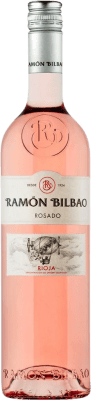 9,95 € Free Shipping | Rosé wine Ramón Bilbao Rosado D.O.Ca. Rioja The Rioja Spain Grenache, Viura Bottle 75 cl