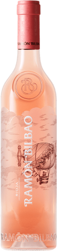 8,95 € Spedizione Gratuita | Vino Rosato Ramón Bilbao D.O.Ca. Rioja La Rioja Spagna Garnacha — Grenache, Viura 75 cl