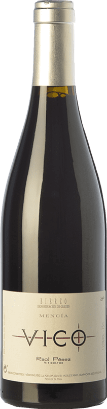 28,95 € Бесплатная доставка | Красное вино Raúl Pérez Vico старения D.O. Bierzo Кастилия-Леон Испания Mencía бутылка 75 cl