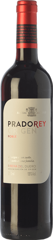 12,95 € Free Shipping | Red Wine Ventosilla PradoRey Origen Oak D.O. Ribera del Duero Castilla y León Spain Tempranillo, Merlot, Cabernet Sauvignon 75 cl