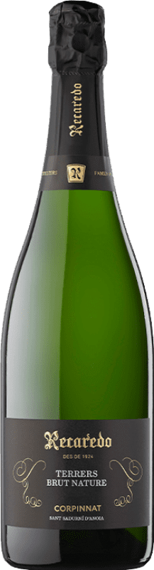 79,95 € 免费送货 | 白起泡酒 Recaredo Terrers Brut Nature — 天然干型起泡酒 特级珍藏 D.O. Cava 加泰罗尼亚 西班牙 Macabeo — 马卡贝奥, Xarel·lo — 哈雷洛, Parellada — 帕雷利亚达 Eco — 生态 有机 天然 大瓶 — Magnum 1,5 L
