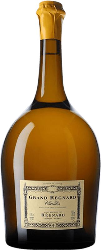 122,95 € Envio grátis | Vinho Branco Régnard Grand Régnard Crianza A.O.C. Chablis Borgonha França Chardonnay Garrafa Magnum 1,5 L