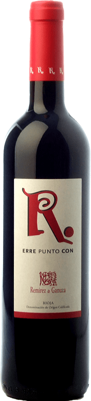18,95 € Бесплатная доставка | Красное вино Remírez de Ganuza Erre Punto Con Молодой D.O.Ca. Rioja Ла-Риоха Испания Tempranillo бутылка 75 cl
