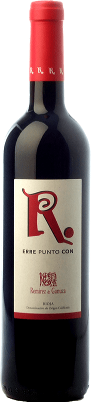 19,95 € Envío gratis | Vino Tinto Remírez de Ganuza Erre Punto Con Joven D.O.Ca. Rioja La Rioja España Tempranillo 75 cl