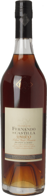 239,95 € Free Shipping | Brandy Fernando de Castilla Único D.O. Jerez-Xérès-Sherry Andalusia Spain Bottle 70 cl
