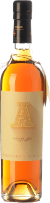48,95 € Бесплатная доставка | Крепленое вино Fernando de Castilla Antique Amontillado D.O. Manzanilla-Sanlúcar de Barrameda Андалусия Испания Palomino Fino бутылка Medium 50 cl