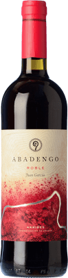 4,95 € Envío gratis | Vino tinto Ribera de Pelazas Abadengo Roble D.O. Arribes Castilla y León España Juan García Botella 75 cl