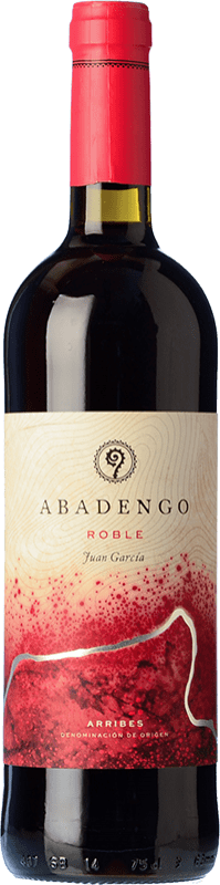 4,95 € Бесплатная доставка | Красное вино Ribera de Pelazas Abadengo Дуб D.O. Arribes Кастилия-Леон Испания Juan García бутылка 75 cl