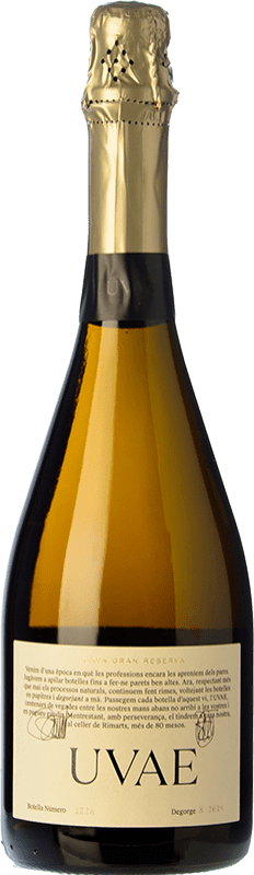 54,95 € 送料無料 | 白スパークリングワイン Rimarts Uvae ブルットの自然 D.O. Cava カタロニア スペイン Xarel·lo, Chardonnay ボトル 75 cl