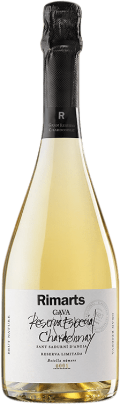 27,95 € Free Shipping | White sparkling Rimarts Grand Reserve D.O. Cava Catalonia Spain Chardonnay Bottle 75 cl