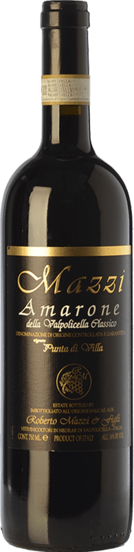 44,95 € Free Shipping | Red wine Mazzi Classico Punta di Villa D.O.C.G. Amarone della Valpolicella Veneto Italy Corvina, Rondinella, Corvinone, Molinara Bottle 75 cl