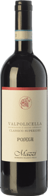 28,95 € Free Shipping | Red wine Mazzi Classico Superiore Pojega D.O.C. Valpolicella Veneto Italy Corvina, Rondinella, Corvinone, Molinara Bottle 75 cl