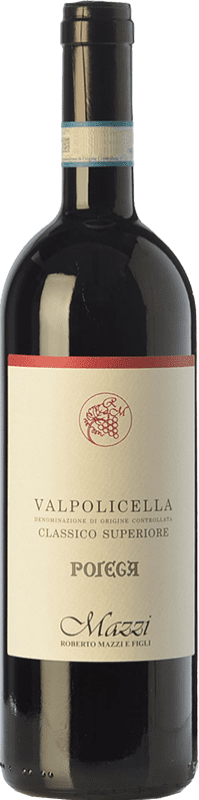 24,95 € Free Shipping | Red wine Mazzi Classico Superiore Pojega D.O.C. Valpolicella Veneto Italy Corvina, Rondinella, Corvinone, Molinara Bottle 75 cl