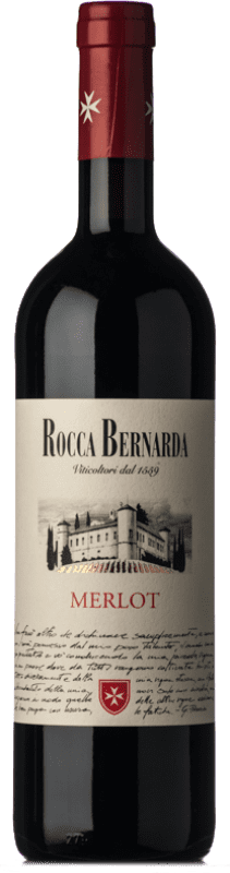 14,95 € Kostenloser Versand | Rotwein Rocca Bernarda D.O.C. Colli Orientali del Friuli Friaul-Julisch Venetien Italien Merlot Flasche 75 cl