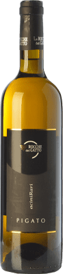 15,95 € Envio grátis | Vinho branco Rocche del Gatto D.O.C. Riviera Ligure di Ponente Liguria Itália Pigato Garrafa 75 cl