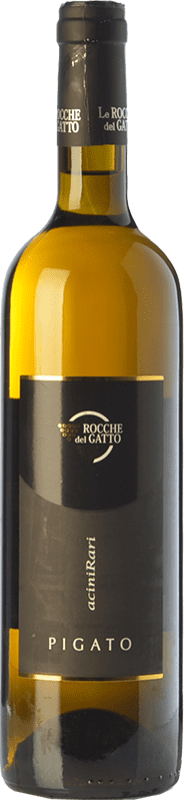 15,95 € Spedizione Gratuita | Vino bianco Rocche del Gatto D.O.C. Riviera Ligure di Ponente Liguria Italia Pigato Bottiglia 75 cl