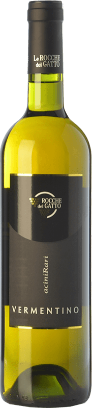 17,95 € Spedizione Gratuita | Vino Bianco Rocche del Gatto D.O.C. Riviera Ligure di Ponente Liguria Italia Vermentino 75 cl