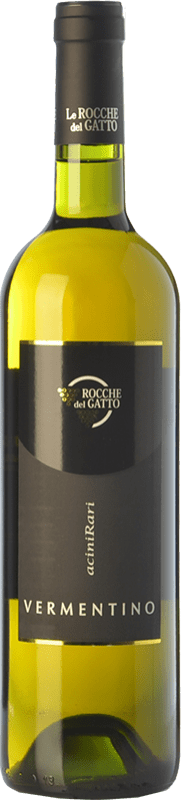 16,95 € Spedizione Gratuita | Vino bianco Rocche del Gatto D.O.C. Riviera Ligure di Ponente Liguria Italia Vermentino Bottiglia 75 cl