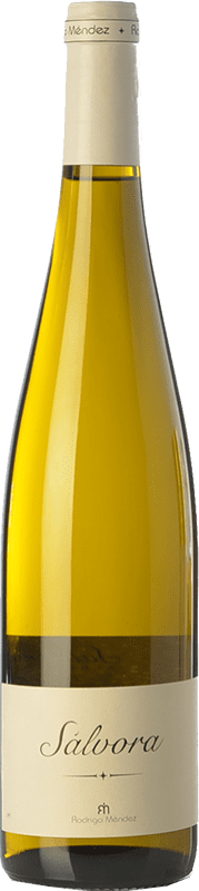 53,95 € Envío gratis | Vino Blanco Rodrigo Méndez Sálvora Crianza D.O. Rías Baixas Galicia España Albariño 75 cl