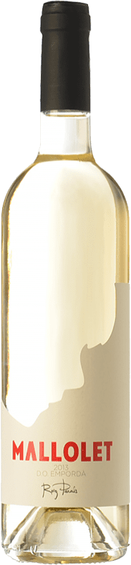 7,95 € Envio grátis | Vinho branco Roig Parals Mallolet Blanc D.O. Empordà Catalunha Espanha Grenache Branca, Mascate de Alexandria, Macabeo Garrafa 75 cl