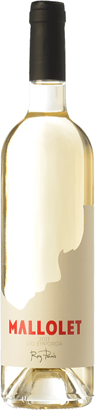 8,95 € Free Shipping | White wine Roig Parals Mallolet Blanc D.O. Empordà Catalonia Spain Grenache White, Macabeo, Muscat Bottle 75 cl