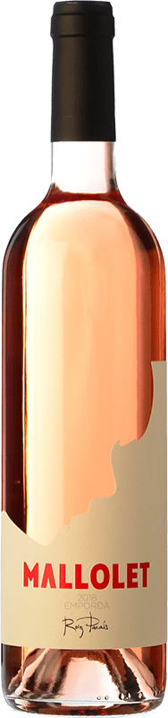 7,95 € Free Shipping | Rosé wine Roig Parals Mallolet Rosa Joven D.O. Empordà Catalonia Spain Grenache Bottle 75 cl