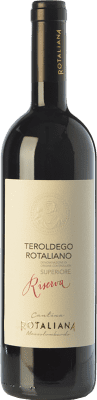 19,95 € Envio grátis | Vinho tinto Rotaliana Reserva D.O.C. Teroldego Rotaliano Trentino Itália Teroldego Garrafa 75 cl