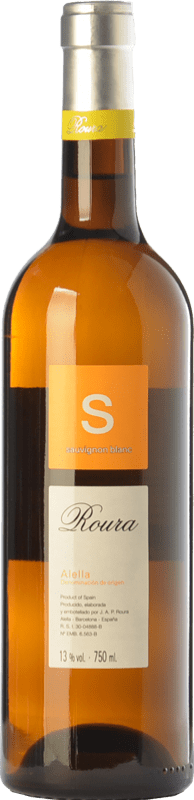 7,95 € Free Shipping | White Wine Roura D.O. Alella Catalonia Spain Sauvignon Bottle 75 cl