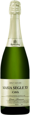 35,95 € Free Shipping | White sparkling Rovellats Masia S. XV Millésimé Grand Reserve D.O. Cava Catalonia Spain Macabeo, Xarel·lo, Chardonnay, Parellada Bottle 75 cl