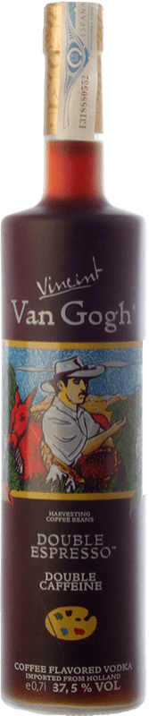 35,95 € 免费送货 | 伏特加 Royal Dirkzwager Van Gogh Double Espresso 荷兰 瓶子 70 cl
