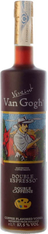 37,95 € Envio grátis | Vodka Royal Dirkzwager Van Gogh Double Países Baixos 70 cl Caffè Espresso — Café Expresso