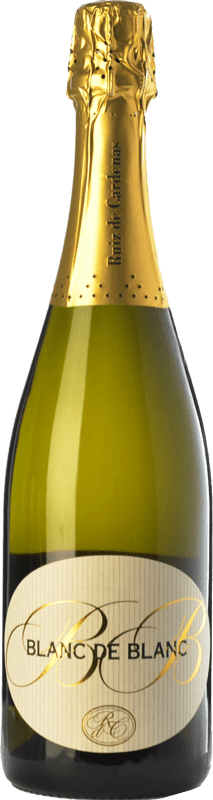 18,95 € Бесплатная доставка | Белое игристое Ruiz de Cardenas BdB Cuvée Armonia Экстра-Брут Италия Chardonnay бутылка 75 cl