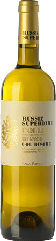 32,95 € Free Shipping | White wine Russiz Superiore Col Disore D.O.C. Collio Goriziano-Collio Friuli-Venezia Giulia Italy Pinot White, Sauvignon, Ribolla Gialla, Friulano Bottle 75 cl
