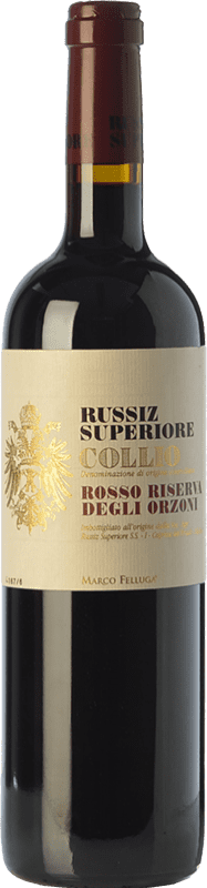 77,95 € Free Shipping | Red Wine Russiz Superiore Orzoni Reserve — Aged D.O.C. Collio Friuli-Venezia Giulia Italy Merlot, Cabernet Sauvignon, Cabernet Franc Bottle 75 cl