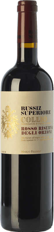 49,95 € 免费送货 | 红酒 Russiz Superiore Riserva degli Orzoni 预订 D.O.C. Collio Goriziano-Collio 弗留利 - 威尼斯朱利亚 意大利 Merlot, Cabernet Sauvignon, Cabernet Franc 瓶子 75 cl