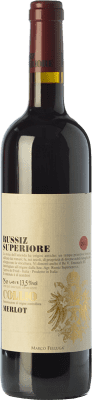 19,95 € Envío gratis | Vino tinto Russiz Superiore D.O.C. Collio Goriziano-Collio Friuli-Venezia Giulia Italia Merlot Botella 75 cl