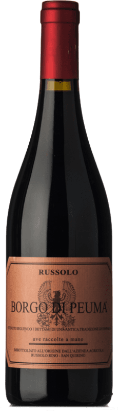26,95 € Kostenloser Versand | Rotwein Russolo Borgo di Peuma I.G.T. Friuli - Venezia Giulia Friaul-Julisch Venetien Italien Merlot, Cabernet Sauvignon, Refosco 75 cl