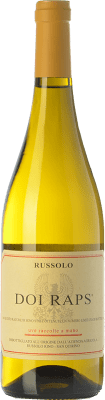 18,95 € Spedizione Gratuita | Vino bianco Russolo Doi Raps I.G.T. Friuli-Venezia Giulia Friuli-Venezia Giulia Italia Sauvignon Bianca, Pinot Grigio, Pinot Bianco Bottiglia 75 cl