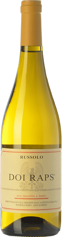19,95 € Free Shipping | White Wine Russolo Doi Raps I.G.T. Friuli - Venezia Giulia Friuli-Venezia Giulia Italy Pinot Gris, Pinot Blanc, Sauvignon Bottle 75 cl