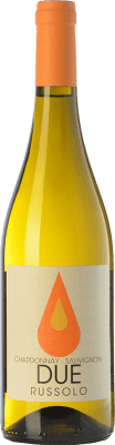 11,95 € Spedizione Gratuita | Vino Bianco Russolo Due I.G.T. Friuli - Venezia Giulia Friuli-Venezia Giulia Italia Chardonnay, Sauvignon Bottiglia 75 cl