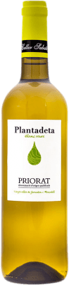 10,95 € Spedizione Gratuita | Vino bianco Sabaté Plantadeta Blanc Crianza D.O.Ca. Priorat Catalogna Spagna Grenache Bianca, Moscato Bottiglia 75 cl