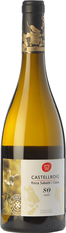 16,95 € Бесплатная доставка | Белое вино Sabaté i Coca Castellroig So Seré старения D.O. Penedès Каталония Испания Xarel·lo, Chardonnay бутылка 75 cl