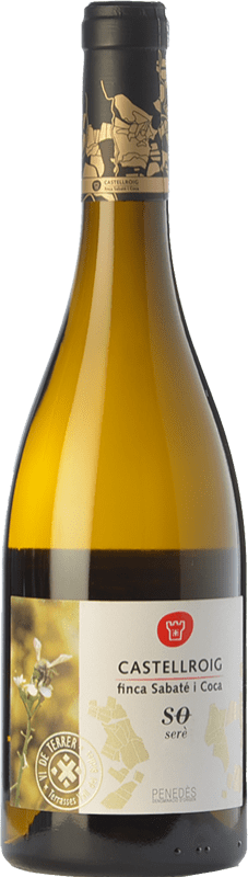 16,95 € Free Shipping | White Wine Sabaté i Coca Castellroig So Seré Crianza — Aged D.O. Penedès Catalonia Spain Xarel·lo, Chardonnay Bottle 75 cl