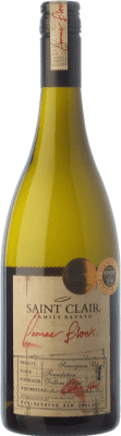 32,95 € Envío gratis | Vino blanco Saint Clair Pioneer Block 1 I.G. Marlborough Marlborough Nueva Zelanda Sauvignon Blanca Botella 75 cl