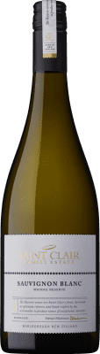 29,95 € Spedizione Gratuita | Vino bianco Saint Clair Wairau Riserva I.G. Marlborough Marlborough Nuova Zelanda Sauvignon Bianca Bottiglia 75 cl